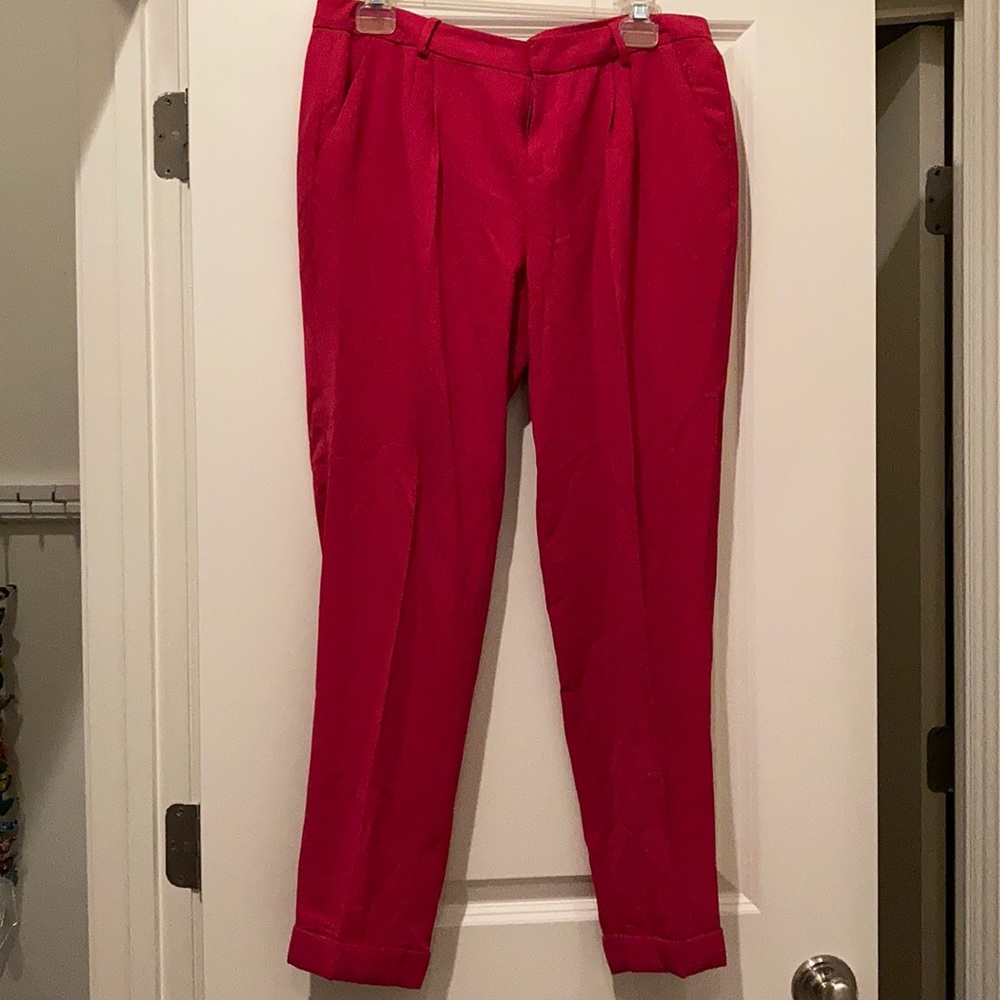 Joie Dress Pants Size 8 in Dark Pink